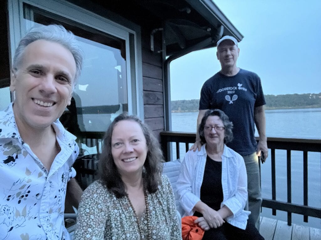 Greg and Michelle Kapitan with Lauren and Tim