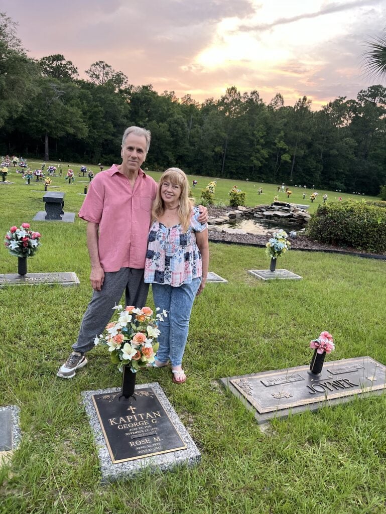 Greg and sister Michele Kapitan