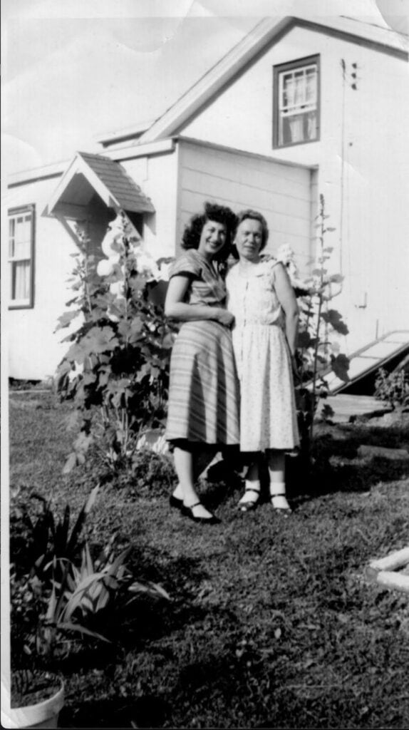 Rose and Anna Malden on Hudson Home called Kapitan's Rest 
